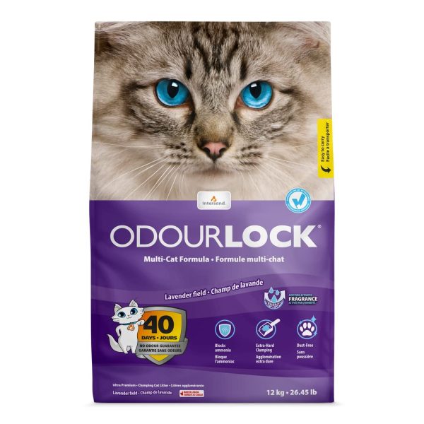 Intersand Odourlock Lavender Field Cat Litter - 12 Kg Online Sale