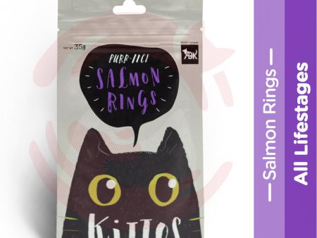 Kittos Cat Treat - Salmon Rings (35g) - Pack of 2 For Cheap