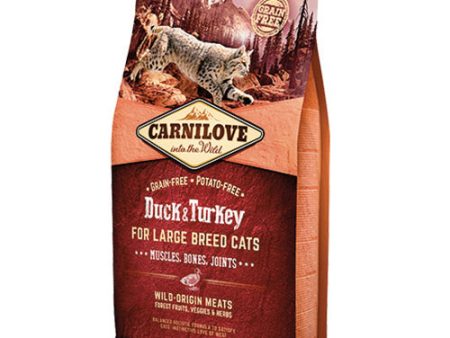 Carnilove Cat - Duck & Turkey - Large Breed For Sale