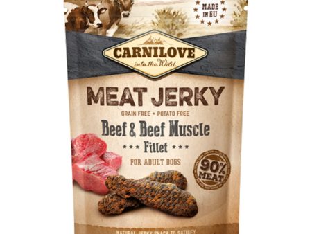 Carnilove Dog Treat - Meat Jerky - Beef & Beef Muscle Fillet Cheap