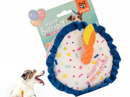 Fofos Birthday Cake Dog Toy Discount