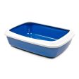 Savic Iriz Cat Litter Tray+Rim Nordic Blue 17 Inches Supply