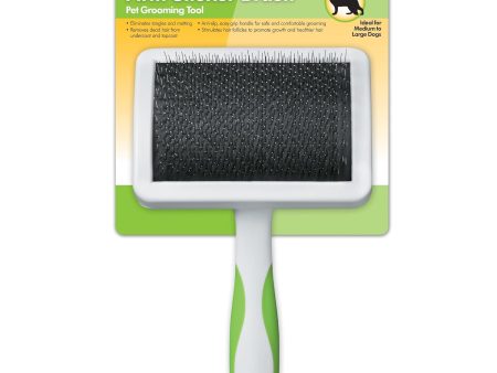 Andis Large Firm Slicker Brush For Dogs Lime Green Sale