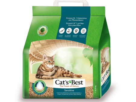 Cat s Best Cat Litter - Sensitive (Firm clumping & antibacterial) - 2.9kg Supply