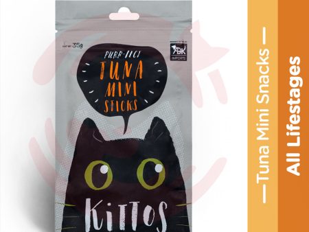 Kittos Cat Treat - Tuna Mini Sticks (35g) - Pack of 2 Online now