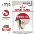 Royal Canin Instinctive Adult Gravy Wet Cat Food (85g x 12 Pouches) Discount