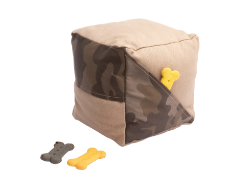 Furbuddies Dog Toys - Cube (Khaki) Online Hot Sale