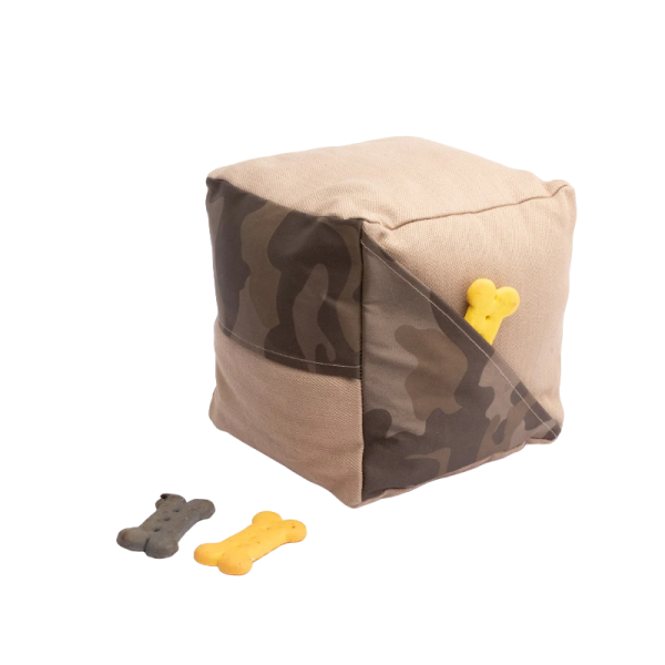 Furbuddies Dog Toys - Cube (Khaki) Online Hot Sale