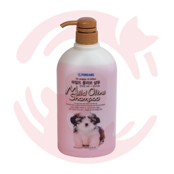 Forcans (Forbis) Shampoo For Puppies and Kittens - Mild Olive Shampoo (750 ml) For Sale