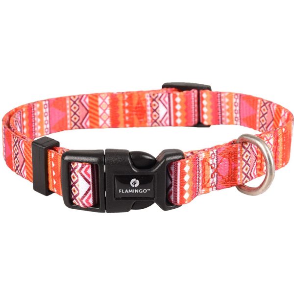 Dog Collar SYB - Pink Orange Supply