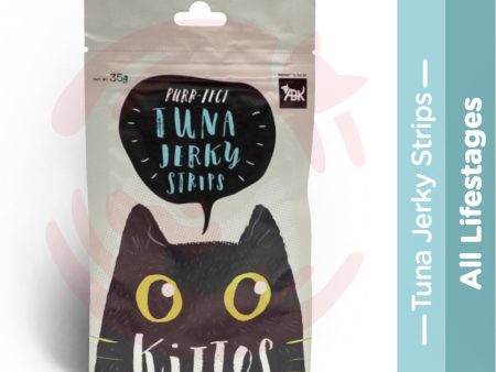 Kittos Cat Treat - Tuna Jerky Strips (35g) - Pack of 2 Hot on Sale