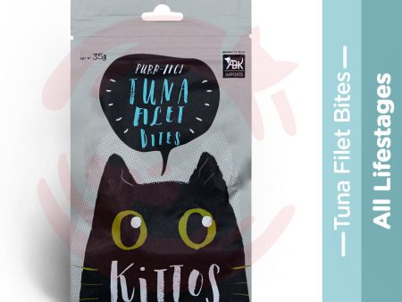 Kittos Cat Treat - Tuna Filet Bites (35g) - Pack of 2 Supply