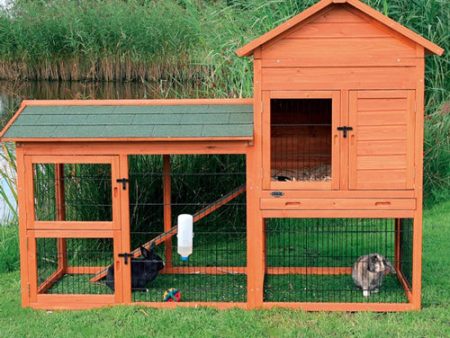 Small Animal Hutch with Enclosure For Cheap