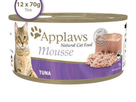 Applaws Wet Cat Food - Tuna Mousse (70g x 12 Cans) Supply