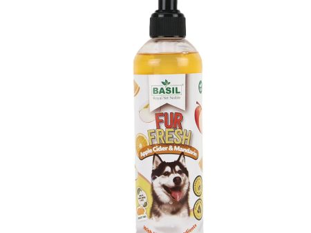 Basil Fur Fresh Deep Cleansing Vegan Shampoo For Dogs - Apple Cider & Mandarin (300 ml) For Cheap