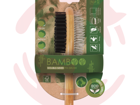 M-Pets Bamboo Double Sided Pin Brush Online