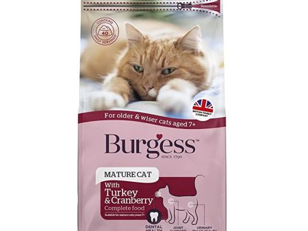 Burgess SupaCat Mature Cat Turkey and Cranberry Online now