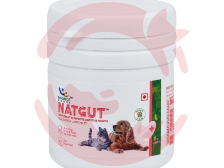 Natgut Digestive Care Supplements for Dogs and Cats - Chicken Liver (10 tablets) Hot on Sale