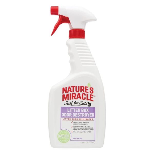 Nature’s Miracle - Cats Litter Box Odor Remover - Scented (24 oz   709ml) For Discount