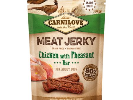 Carnilove Dog Treat - Meat Jerky - Chicken with Pheasant Bar on Sale