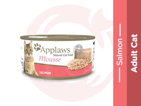 Applaws Wet Cat Food - Salmon Mousse (70g x 12 Cans) Online now