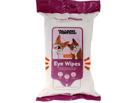 Pawpaya Pet Eye Wipes for Cats & Dogs (25 Wipes) on Sale