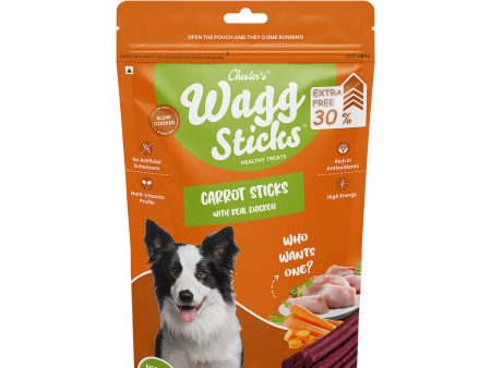 Chesters Wagg Sticks- Carrot Sticks Dog Treat Hot on Sale