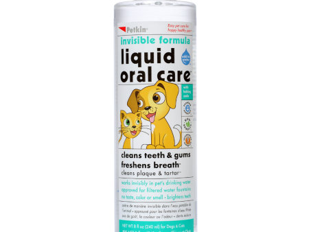 Petkin - Pet Liquid Oral Care Invisible formula - 240ml on Sale