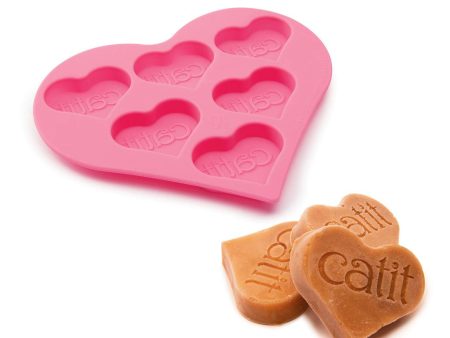 Catit Heart Shaped Silicone Ice Tray Online now