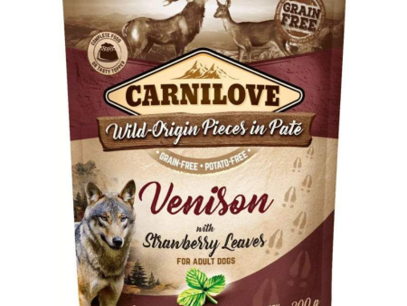 Carnilove Pouch - Venison & Strawberry leaf on Sale