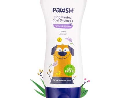 Pawsh - Natural Brightening & Whitening Coat Cat & Dog Shampoo (all breeds) - 200ml Supply