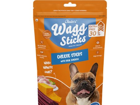 Chesters Wagg Sticks Cheese Sticks Dog Treat - 70 gm Hot on Sale