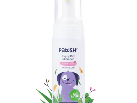 Pawsh - Natural Puppy Dry Shampoo   Waterless Shampoo (All breeds) - 120ml For Discount