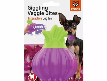 FOFOS Giggling Vegi-Bites Dog Toy Onion Online Sale