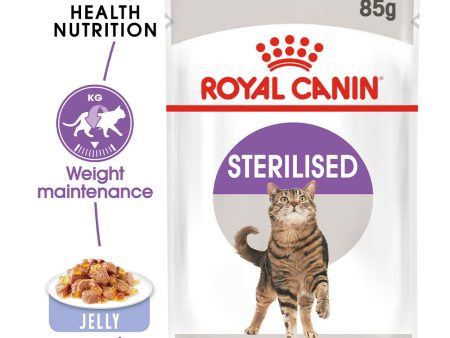 Royal Canin Cat Pouch - Sterilised in Jelly For Sale