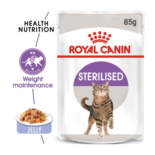 Royal Canin Cat Pouch - Sterilised in Jelly For Sale