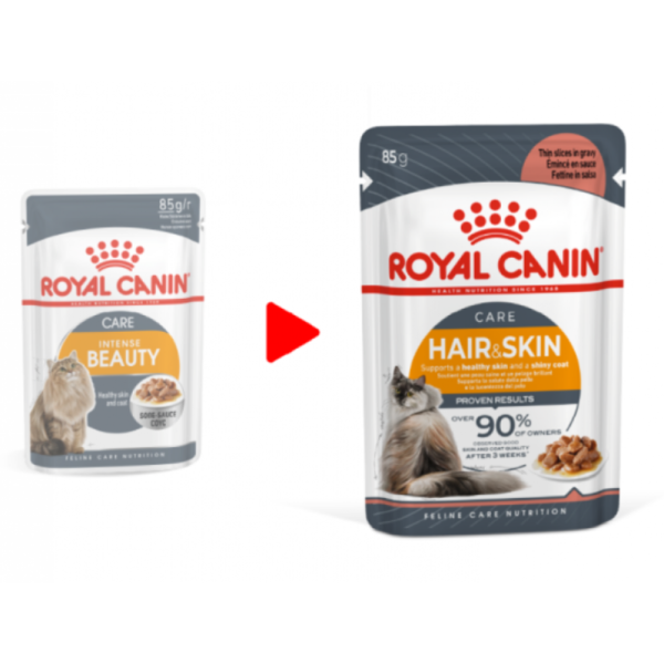 Royal Canin Cat Pouch - Hair & Skin Online Hot Sale