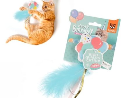 Fofos Birthday Balloon Cat Toy Interactive Cat Toy Online now