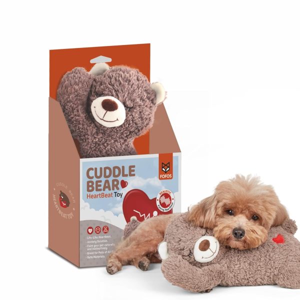 Fofos Heartbeat Bear Plush Dog Toy Online Hot Sale