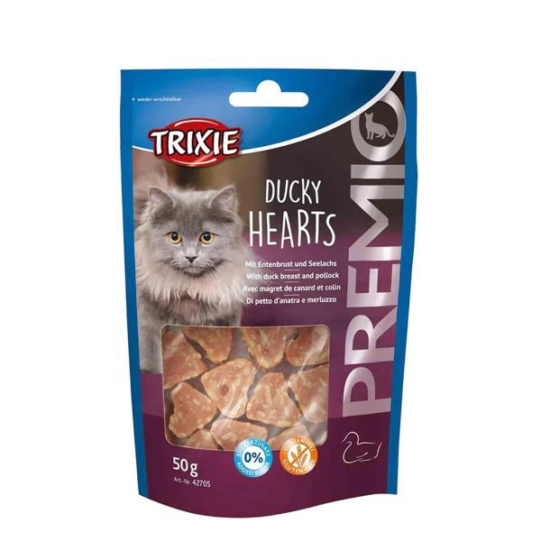 Cat Joy Holiday Bundle: Trixie Duck Hearts, Fur Pro Paw Balm, Fofos Toy & ZL Double Walled Bowl Supply