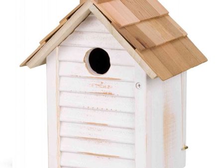 Wild Bird Nesting Box - White Online