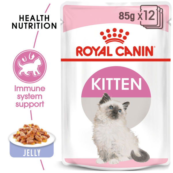 Royal Canin Kitten Jelly Wet Cat Food (85g x 12 Pouches) Cheap