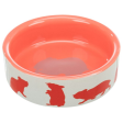 Ceramic Bowl with Motif Hamsters Sale