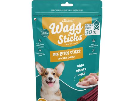 Chesters Wagg Sticks Mix Bites Sticks Dog Treat - 70 gm Discount