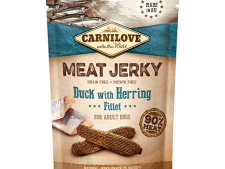 Carnilove Dog Treat - Meat Jerky - Duck with Herring Fillet Online Sale