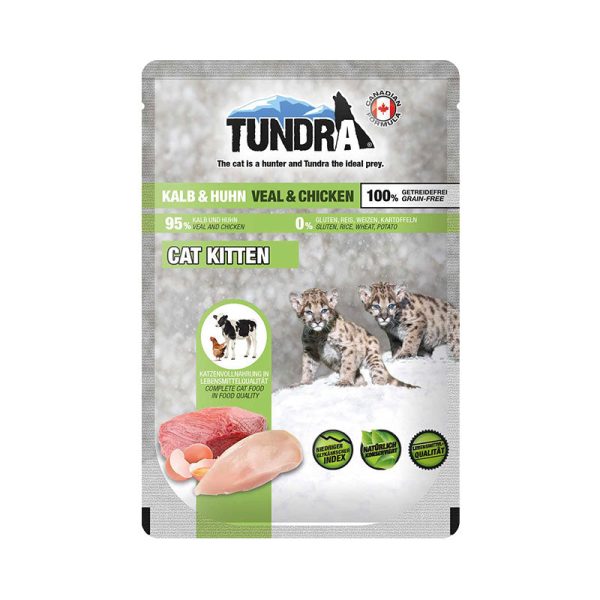 Tundra Cat Pouch - Kitten - Veal & Chicken Online now