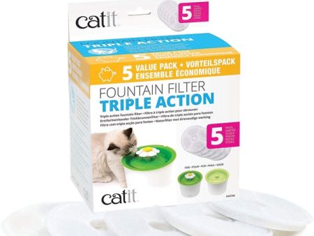 Catit Triple Action Filter 5 pack Sale