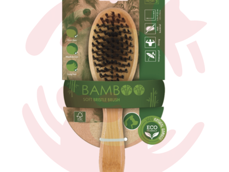 M-Pets Bamboo Soft Bristle Brush Discount