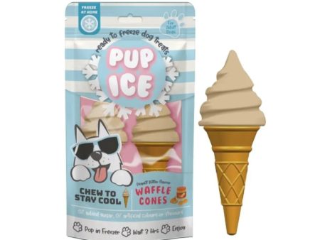 Imaginelles Pup Ice Waffle Cones Vanilla & Peanut Butter, 2 Pieces - 110g For Discount