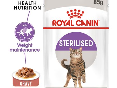 Royal Canin Cat Pouch - Sterilised in Gravy Fashion